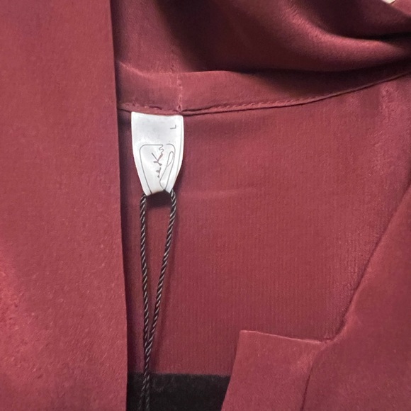 Lily Silk Tie Front Blouse - Picture 3 of 7